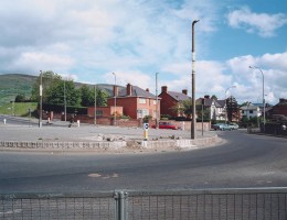 Roundabout, Andersonstown, Belfast,1984 ©Paul Graham