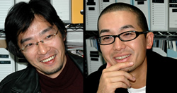 編集責任者の依田新さん（写真右） 三浦さんと二人三脚でアイコニックを支えている