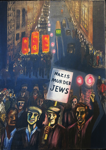 “Nazis MurderJews,1936” Alice Neel
