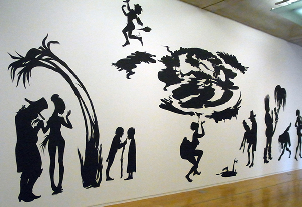 Kara Walker "Grub for Sharks: A Concession to the Negro Populace"