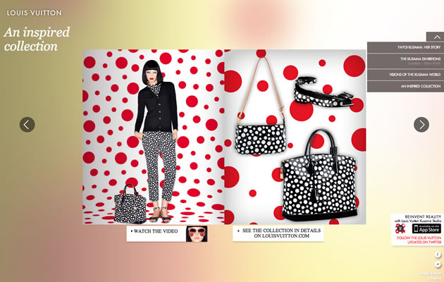 louisvuittonkusama.com　An inspired collection