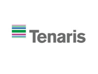 「テナリス」は鋼管製品とサービスを供給するグローバル企業。 左上のグラフィックはチューブを横から見た図をイメージ 