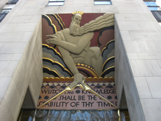 Wisdom and knowledge shall be the stability of thy times. (知恵と知識が汝の時代の基礎となる)