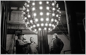 New Year's Eve Ball, 1978. Photo credit: The New York Times.