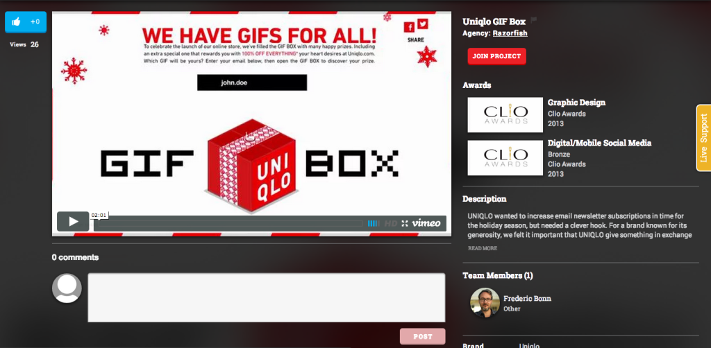UNIQLO – GIF Box