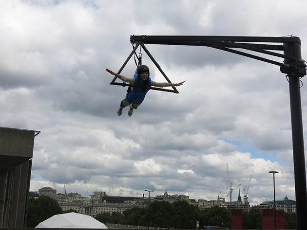 “Two Flying Machines, 2015" Photo by Keiko Sato ©Carsten Höller