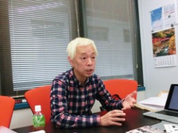「マチオモイ帖」制作委員会メンバーの清水柾行さん。