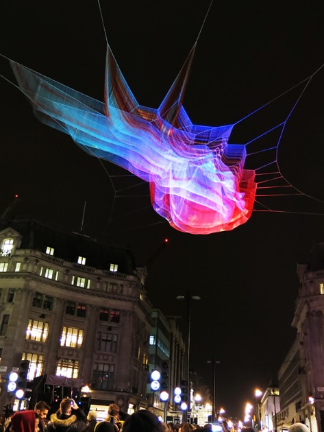 “1.8 London" ©　Janet Echelman & Studio Echelman