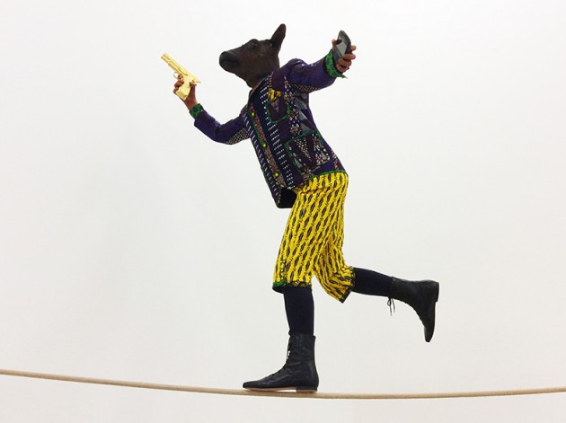 "Tightrope Revolution Kid (Calf Boy), 2013" © Yinka Shonibare