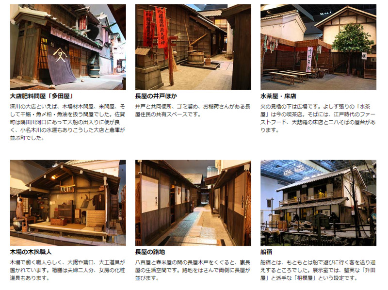 深川江戸資料館：常設展示