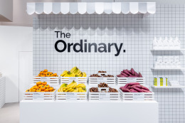 The Ordinaryの体験型ポップアップ「The Markup Marché」の会場内観